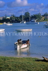 MAURITIUS, North Coast, Grand Bay, children playing in boat, MRU387JPL