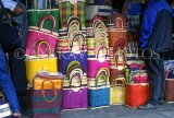 MAURITIUS, Port Louis, main market, hand woven baskets, MRU303JPL