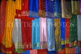 MAURITIUS, Port Louis, main market, saris for sale, MRU308JPL
