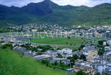 MAURITIUS, Port Louis, town view and race course, MRU239JPL