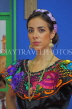 MEXICO, Chiapas, Chiapaneco woman in traditional dance costume, MEX715JPL
