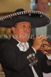 MEXICO, Mexico City, Mariachi playing trumpet, MEX724JPL