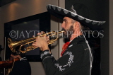 MEXICO, Mexico City, Mariachi playing trumpet, MEX762JPL
