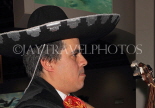 MEXICO, Mexico City, Mariachi wearing a sombrero, MEX768JPL