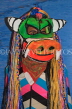 MEXICO, Nayarit, costumed dancer in festival, MEX669JPL