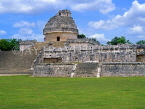 MEXICO, Yucatan, CHICHEN ITZA, Mayan sites, El caracol (the snail) observatory ruins,  MEX237JPL