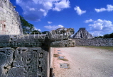 MEXICO, Yucatan, CHICHEN ITZA, Snake Head carving, Mayan sites, MEX515JPL