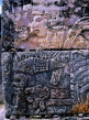 MEXICO, Yucatan, CHICHEN ITZA, Temple of Warriors, wall carvings, MEX540JPL