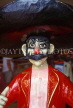 MEXICO, Yucatan, COZUMEL, paper effigy (in festivals), man in sombrero, MEX507JPL
