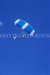 MEXICO, Yucatan, Playa Del Carmen, parasailor against blue sky, MEX517JPL