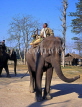 NEPAL, Royal Chitwan National Park, Elephant 'buses', NEP379JPL