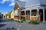 NEW ZEALAND, North Island, ROTORUA, Whakarawarewa Thermal Reserve, Maori village houses, NZ68JPL