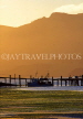 NEW ZEALAND, South Island, DUNEDIN, sea front and boat, at dusk, NZ424JPL