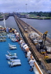 PANAMA, Panama Canal, cruise ship going through Gatun Lock, PAN34JPL