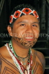 PANAMA, native Indian man with body paintings, PAN80JPL