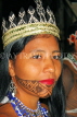 PANAMA, native Indian woman with face paintings, PAN83JPL