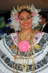 PANAMA, woman dressed in traditional La Pollera, PAN37JPL