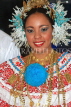 PANAMA, woman dressed in traditional La Pollera, PAN44JPL
