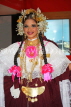 PANAMA, woman dressed in traditional La Pollera, PAN57JPL