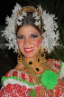 PANAMA, woman dressed in traditional La Pollera dress, PAN77JPL