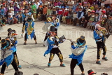 PERU, Ollantaytambo, Festival of the Cross (Choquekillka), traditional dance  preformance, PER54JPL