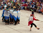 PERU, Ollantaytambo, Festival of the Cross (Choquekillka), traditional dance  preformance, PER55JPL