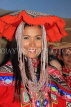 PERU, Peruvian woman in traditional dress, PER115JPL