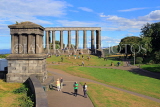 SCOTLAND, Edinburgh, Calton Hill, National Monument & Plafair Monument, SCO864JPL
