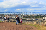 SCOTLAND, Edinburgh, Calton Hill, view towards Leith & Firth of Forth, SCO876JPL
