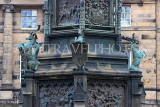 SCOTLAND, Edinburgh, Duke of Buccleuch memorial, Deer sculptures, High St, SCO1017JPL