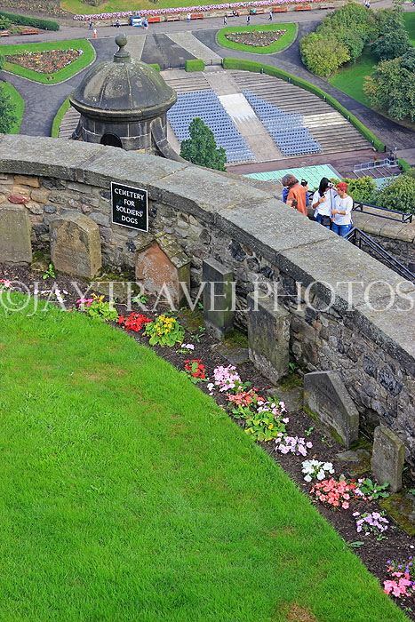 SCOTLAND, Edinburgh, Edinburgh Castle, Dog Cemetery, SCO1131JPL