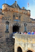 SCOTLAND, Edinburgh, Edinburgh Castle, and visitors at entrance, SCO1096JPL