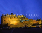 SCOTLAND, Edinburgh, Edinburgh Castle, night view, SCO790JPL