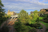 SCOTLAND, Edinburgh, Princes Street Gardens,  and Waverley Rail Station, SCO886JPL