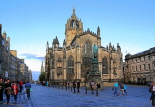 SCOTLAND, Edinburgh, St Giles Cathedral, evening light, SCO903JPL