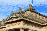 SCOTLAND, Edinburgh, The National Gallery, exterior, Sphinx sculptures, SCO895JPL
