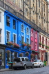 SCOTLAND, Edinburgh, Victoria Street, colourful shop fronts, SCO990JPL