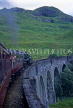 SCOTLAND, Highlands, Jacobite Steam Train, crossing Glenfinnan Viaduct, SCO738JPL