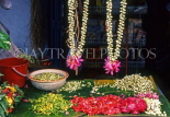 SINGAPORE, Chettiah Hindu Temple, flower garlands (for offerings), SIN117JPL