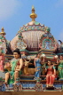 SINGAPORE, Chinatown, Sri Mariamman Temple, statues of deities, SIN762JPL