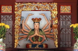 SINGAPORE, Chinatown, Thian Hock Keng Temple, Bodhisattva Avalokitesvara deity, SIN978JPL