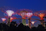 SINGAPORE, Gardens by the Bay, Supertree Grove, illuminations, SIN482JPL