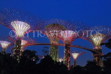 SINGAPORE, Gardens by the Bay, Supertree Grove, illuminations, SIN486JPL