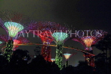 SINGAPORE, Gardens by the Bay, Supertree Grove, illuminations, SIN490JPL