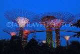 SINGAPORE, Gardens by the Bay, Supertree Grove, illuminations, SIN492JPL