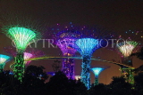 SINGAPORE, Gardens by the Bay, Supertree Grove, illuminations, SIN496JPL