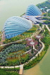 SINGAPORE, Gardens by the Bay, view from Marina Bay Sands SkyPark, SIN1271JPL