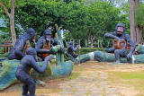 SINGAPORE, Haw Par Villa, Gorilla sculptures, SIN525JPL