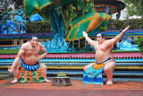 SINGAPORE, Haw Par Villa, Sumo wrestlers, SIN510JPL