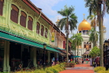 SINGAPORE, Kampong Glam, Arab Quarter, Sultan Mosque, Bussorah Street shop-houses, SIN1485JPL